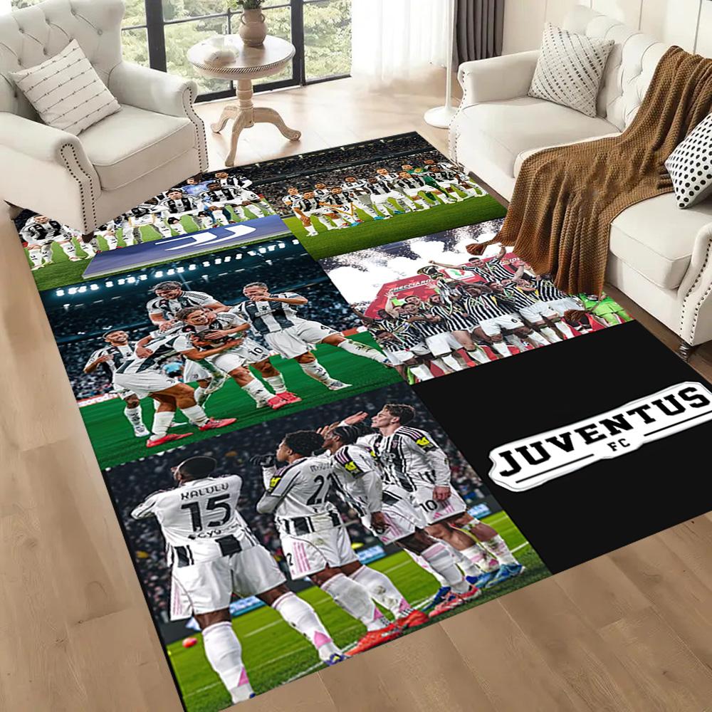Juventus Floor Rug Office Rug Suitable For Playrooms Game Room Balcony Hallway Antislip Carpet Office Home Decor Best For Christmas