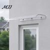 Home Window Rain Guard Exterior Awning, Invisible Shelter Cover, Outside Front Door Canopy, Heavy Duty Protection Weatherproof PET Awnings for