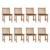 VidaXL Set of 8 Garden Chairs with Cushions, Patio Seats, Dining Chairs, Outdoor Patio Furniture, 3073150