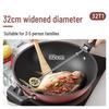 Non-stick Aluminum Wok with Double Handles