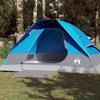 Vidaxl Tourist Tent, Dome, 4-Person, Blue, Waterproof
