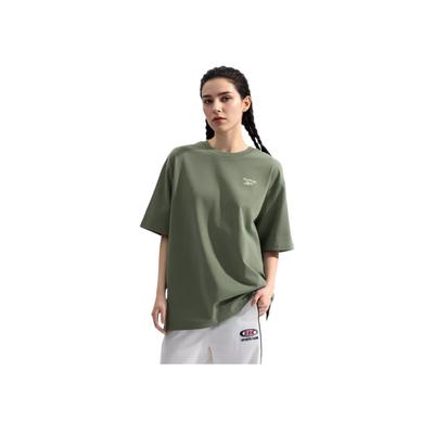Bequemes vielseitiges lässiges Unisex-T-Shirt im amerikanischen Stil mit kurzen Ärmeln, Oberteile, Hellarmgrün 24SRM435UGL2