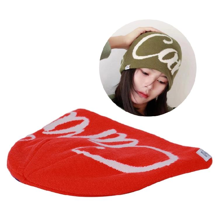 Slouchy Cotton Beanies Winter Warm Skull Cap Knitted Beanie Y2k Accessories
