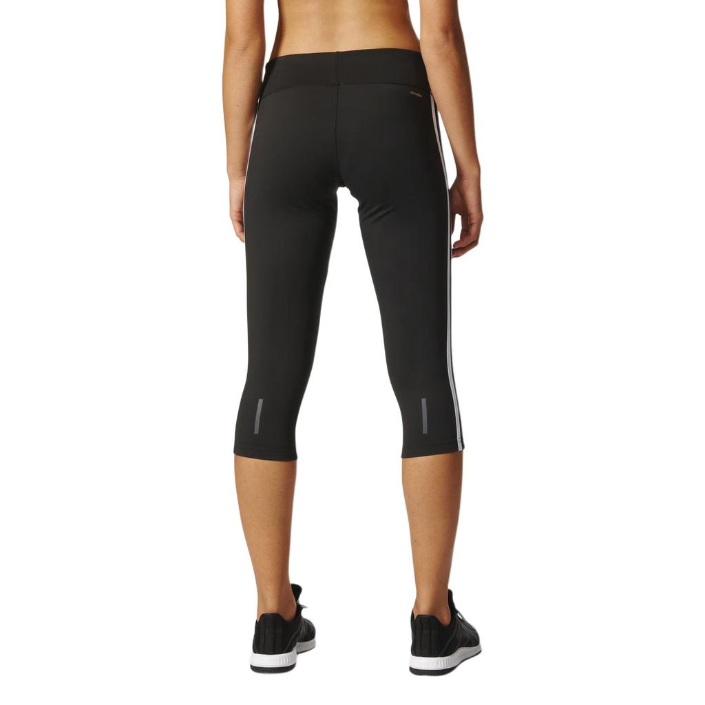 adidas Designed2Move 3 Paski Dopasowane Wszechstronne Spodenki Sportowe 3/4 Damskie Spodenki Czarne BQ2045