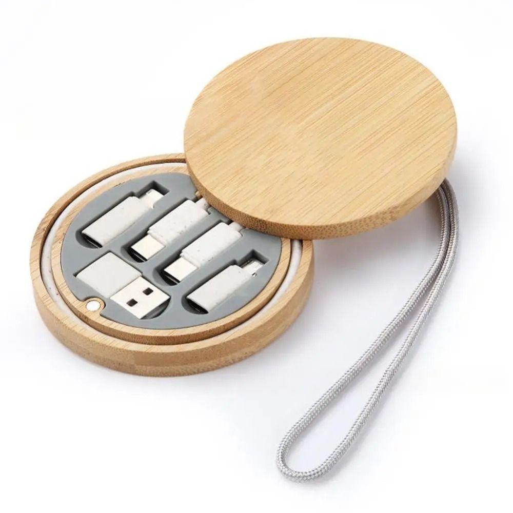 Travel Case Six-in-One Charging Cable 60W Power USB Adapter Kit Type-C Cable Multi Device Charging