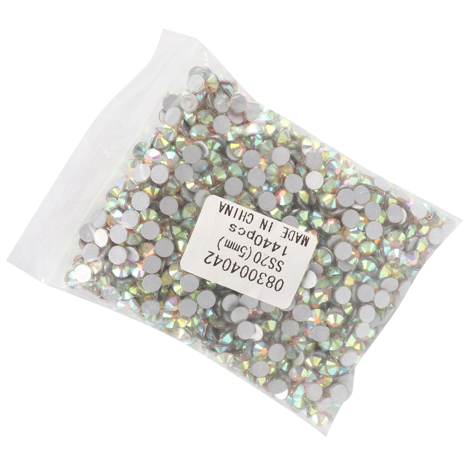 1440 шт. Стразы Сияющие Термоклеящиеся Плоские Широкое Применение Стразы для Ногтей для Поделок