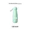 Compact Black Capsule Umbrella with UV and Rain Protection - Five-Fold Design