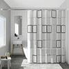 1pc With Pattern Shower Curtain PEVA Waterproof Shower Waterproof and Mildew Proof Partition Curtain Bathroom Decor Accessories