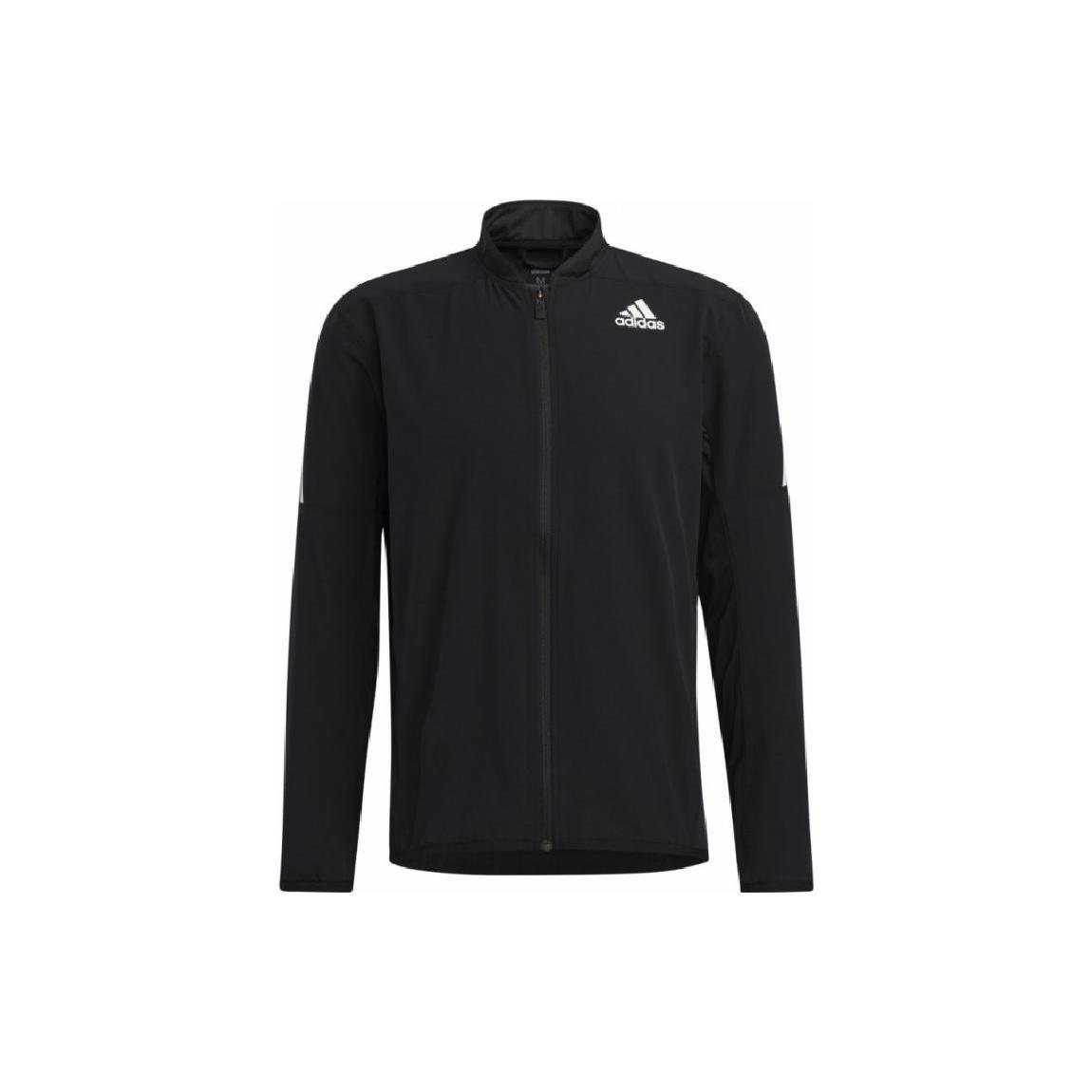 adidas AEROREADY 3-Stripes Jacket Asia Sizing Black White Men s GM0637 M