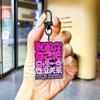 Pendant Delightful Acrylic Keychain For Stress Relief With Fun Quotes For All Occasions