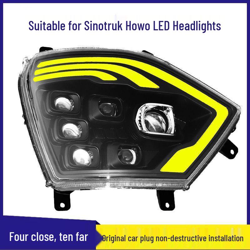 Compatible Laser LED Headlight Assembly for Huafu Xingzhong Howo N5G/N7G/N5W/N7W Left