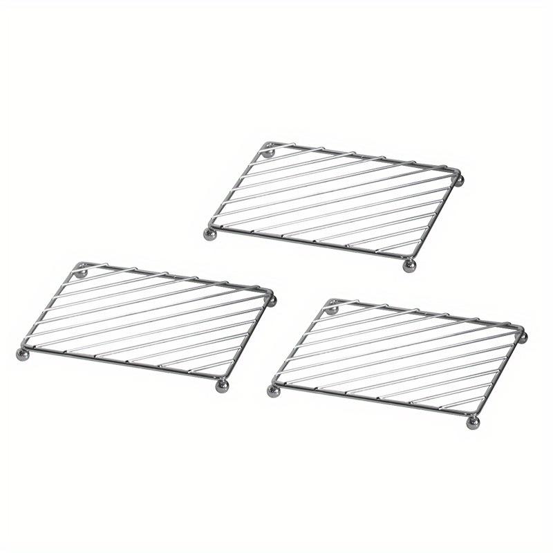 3pcs Household Pot Mats, Square Shelf, Heat Insulation Anti-scald Dish Mat, Coaster, Table Mat, Heat Insulation Pad
