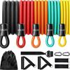150lb Anti-Break Latex Resistance Bands Set – 11-Piece Multi-Functional Fitness Elastic Bands