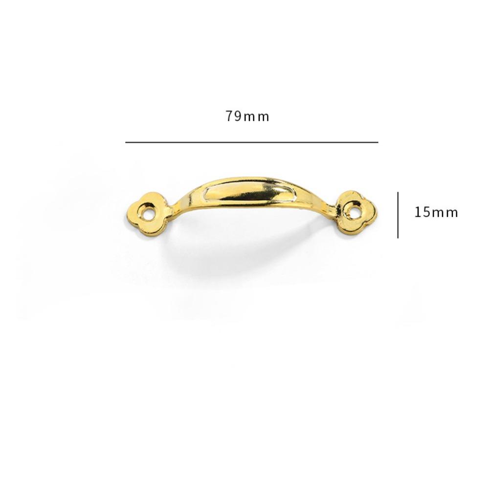 Zinc Alloy Arched Cabinet Door Handles Bronze Wardrobe Door Handle For Cabinet Wardrobe Drawer