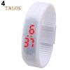 Herren Damen Uhren Wasserdicht Silikon Rote LED Sport Armband Touch Digitale Armbanduhr