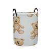 1pc Cute Bear-shaped Storage Basket, Suitable for Bedroom, Living Room, and Playroom, Featuring a Teddy Bear Design with a Fun Shape, Laundry Baskets
