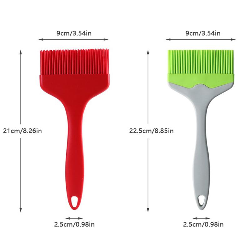 Large Wide Silicone Oil Brush Non-Stick Heat Resistant Barbecue Bread Pastry Baking Brush Kitchen Cake Bbq Baking Tools