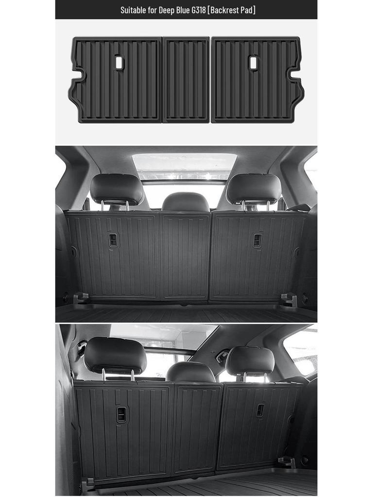2024 Deep Blue G318 Car Floor Mats & Trunk/Seat Backrest Mats - TPE, Vehicle-Specific.