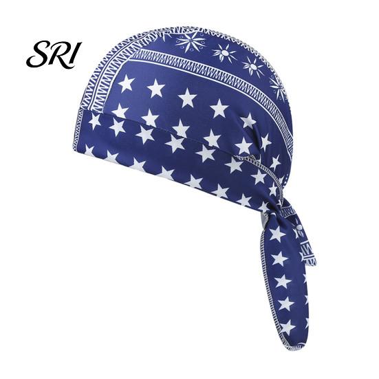 Elastic Strap Bandana Paisley Cooling Headscarf Cap Set, Sweat Wicking Adjustable Moisture-wicking Straps Fit Breathable Hand Washable Headwrap