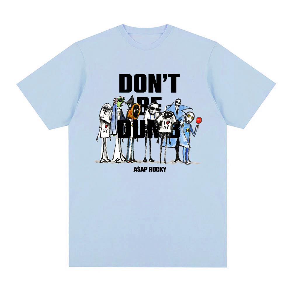 2026 New Album DON’T BE DUMB T-shirt American Rapper American Rapper Graphic Printing Hip Hop 100%Cotton Tee-shirt High Quality Anime Shirt Y2k Clothe