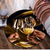 Okazały Dywan Okrągły Moët & Chandon - Dekoracyjny Dywan Biurowy Do Salonu Sypialni Wycieraczka Podłogowa Dywanik Pod Krzesło Komputerowe