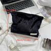 Trendy Velvet Cosmetic Bag Large Capacity Travel Suede Storage Bag Simple Women Girly  Portable Clutch Toiletry Bag Gifts