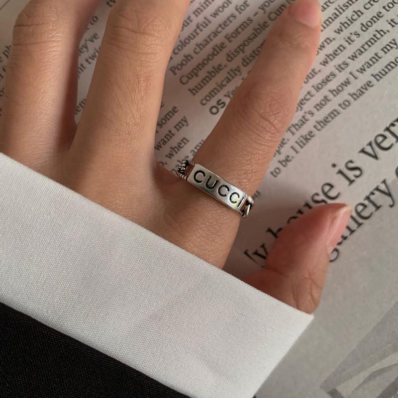 Vintage Inspired Adjustable Open Finger Ring For Women With Unique Geometric Design