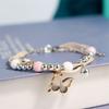 Creative Handmade Starfish Shells Pearl Pendant Adjust Bracelet Anklet Friendship Bracelets On Hand For Woman Luxury Jewelry New