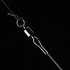Lock Barrel Swivel Connector Fishing Hanging Snap Fishhooks And Crap Swivels With Side Line Clip