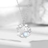 Little Prince And Rose Moonstone Planet Clavicle Necklace For Women Gift For Girlfriend