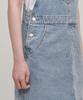 Musinsa Standard Woman Women'S Denim Overall Mini Dress [Light Indigo]