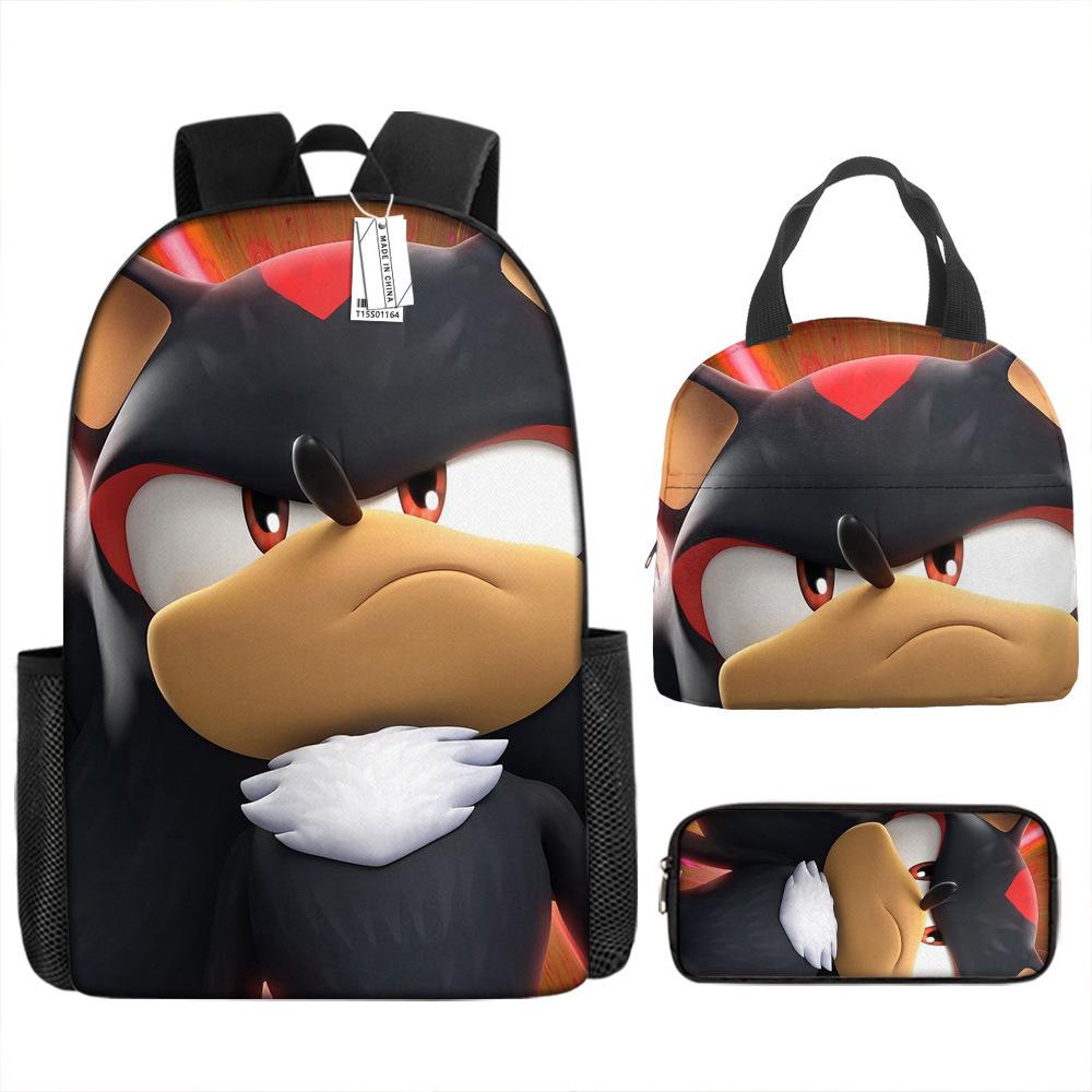 Backpack Trend Backpack Anime Large Capacity Elementary School Bag Lunch Bag