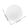Frosted Glass Spherical Lampshade White Modern Ceiling Lampshade Replacement for Hanging Lights Living Room Bedroom Warm Ambient
