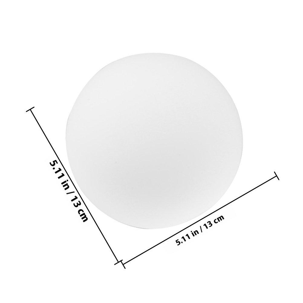 Frosted Glass Spherical Lampshade White Modern Ceiling Lampshade Replacement for Hanging Lights Living Room Bedroom Warm Ambient