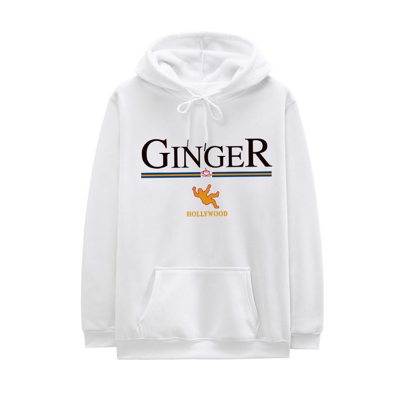 

2023 New Arrivals GINGER Letter Print Hoodies Unisex Women Brockhampton Good Quality Hip Hop Fleece Hooded Sweatshirts