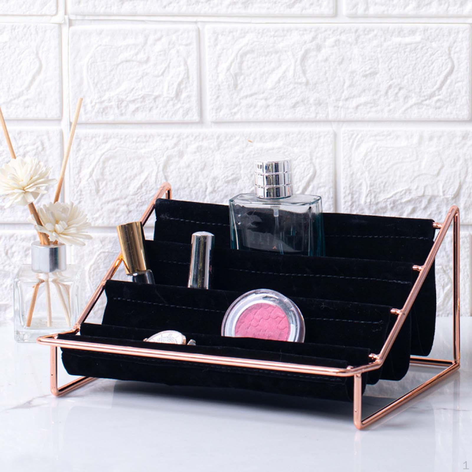 

Настольные аксессуары, органайзер, поднос, металлический каркас, многофункциональная полка для хранения чёрный