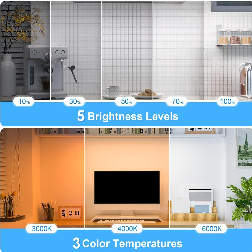 USB Rechargeable Induction LED Light, Magnetic Cabinet Light,suitable for Kitchen, Wardrobe, Hallway, Bedroom, Closet Lighting, Motion Sensor