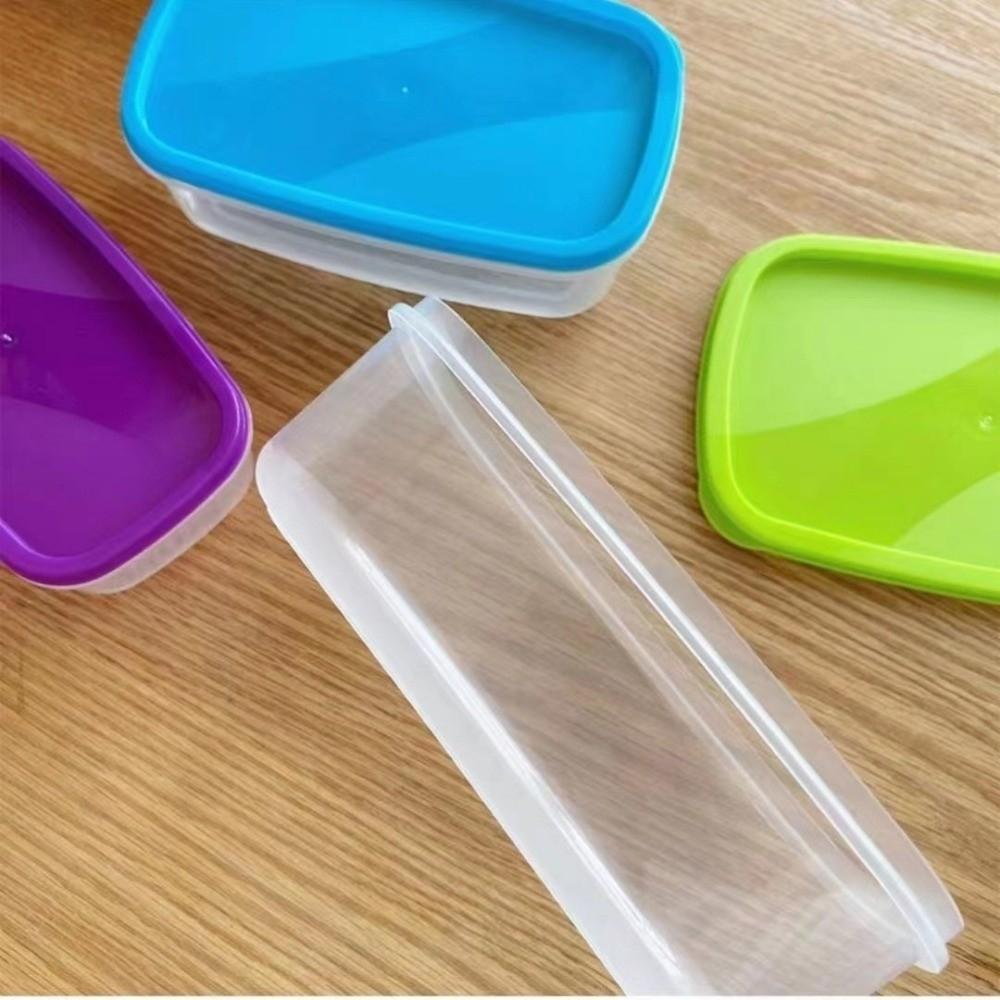 7Pcs Plastic Freshing Box Rainbow Food Sealed Box Reusable Sealed Food Container  Kitchen Picnic Use