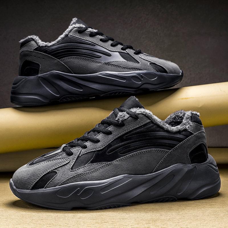 Kokosnuss Schuhe Herren Herbst und Winter neu lässig Sport dicke Sohle erhöhend atmungsaktiv ins Papa Schuhe