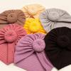 0-2Y Zimní Jarní Dětská čepice pro chlapce Dívky Jednobarevná Čepice Měkká Elastická Sametová čepice pro novorozence Roztomilá zateplená batole Příslušenství pro kojence