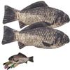 Pencil Case Fish Shaped Novelty Fish Pen Bag Fish Coin Purse Funny Pencil Case Gifts for Office Supply