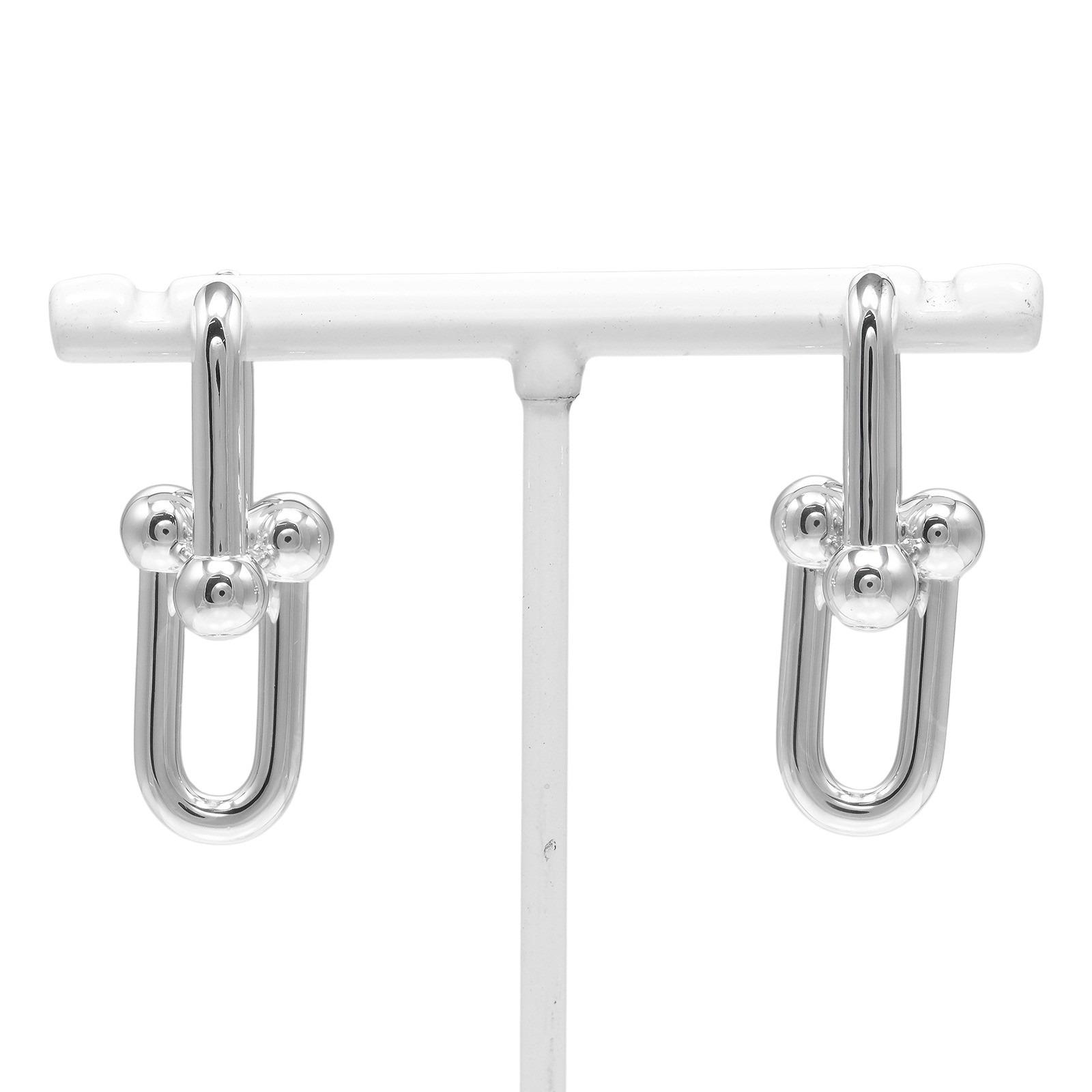 

TIFFANY&Co. hardware large link Piercing Silver925 10.6g Women Used