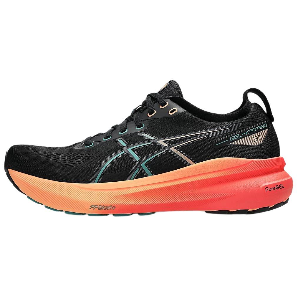Asics Gel Kayano 31 Wide Black Rainy Lake Orange Men Sneakers 1011B869-004