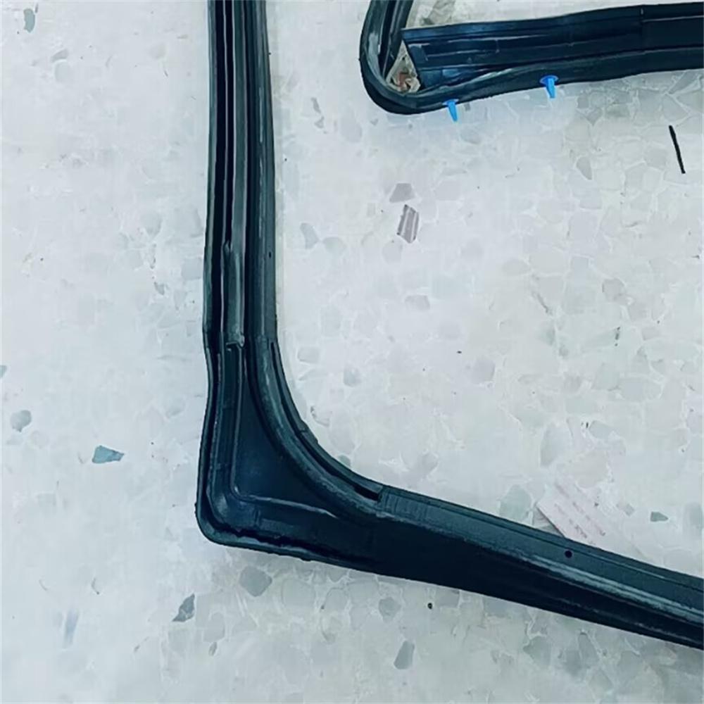 Fremre Komplett Dørtrim Tetningslist Værstripe Sett Passer til Jeep Wrangler JK 2007-2018 2 stk