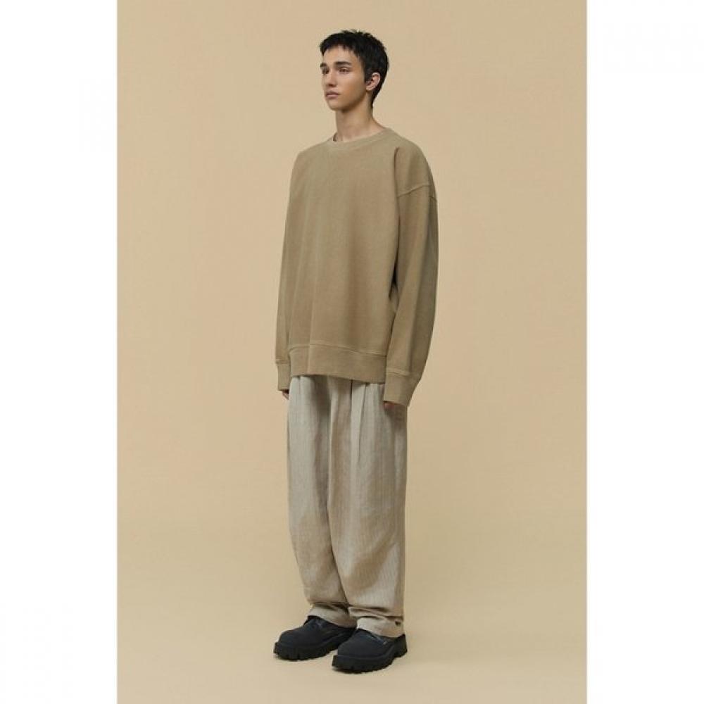 Customellow Beige Dyed Sweatshirt Cwtaw25991khx