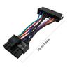 24Pin To 12Pin Main Power Supply Adapter Cable Replacement For Q77 B75 A75 Q75 Desktop Computer Mainboard