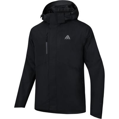 Water Shell 2.0 Earth Shell Outdoor Winddicht Wasserdicht Bergsteigen 3-in-1 Fleece Kapuzenjacke Herren Jacken Schwarz 952446601-7
