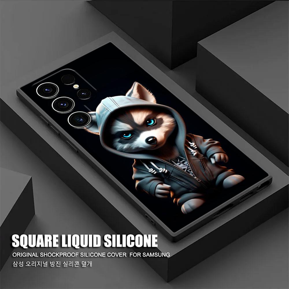 Duck Dog Frog Tiger Monkey Cartoon S26Ultra Case For Samsung Galaxy S26 S25 S24 S23 S20 S21 FE S22 Ultra Plus Soft Phone Cover