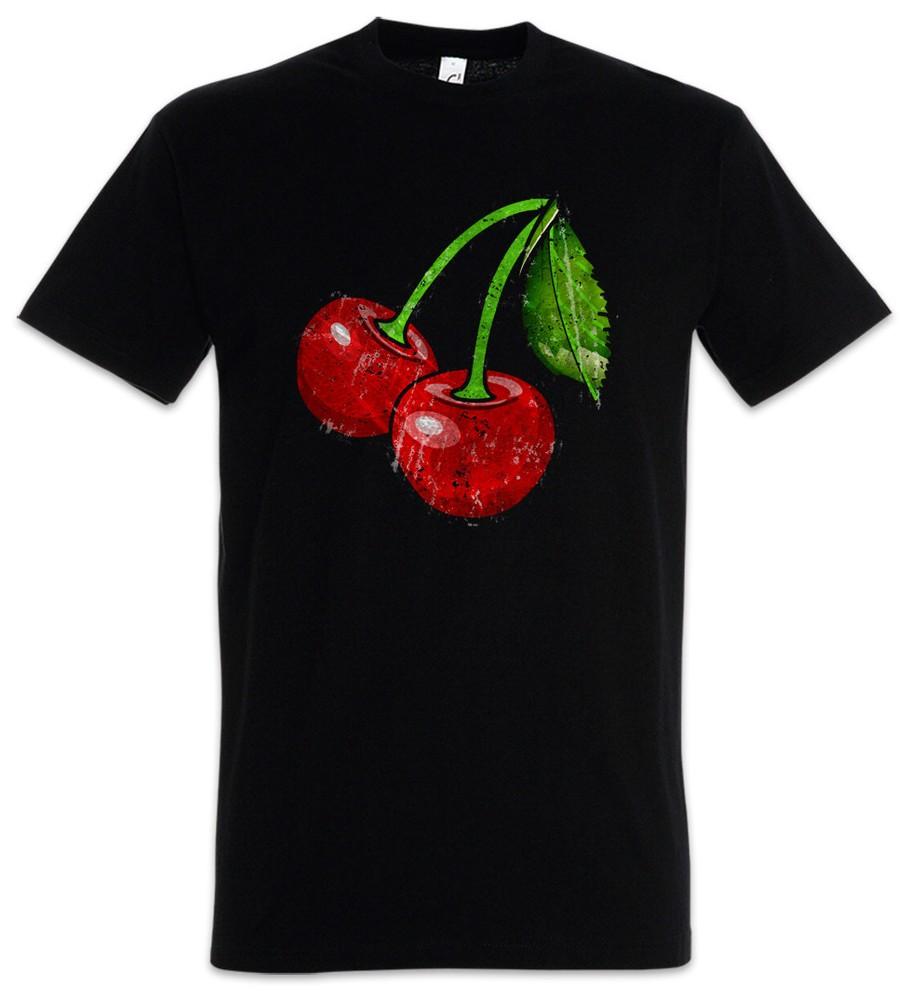OLDSCHOOL CHERRIES VINTAGE LOGO I T-SHIRT - Cherry Rockabilly Tattoo
