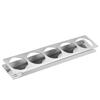 Dental Drip Bottle Placement Rack Silver Stainless Steel Reusable Bottle Holder for Dentists